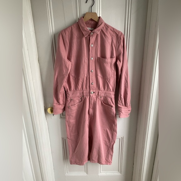 RAG & BONE All in One denim dress Sz M - Picture 2 of 15